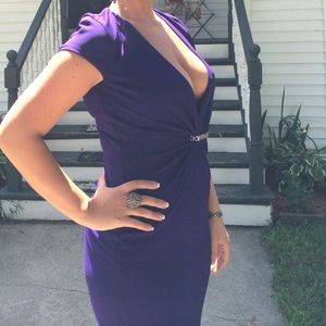 Nicole Miller purple gown